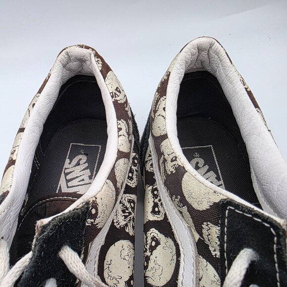 Vans Old Skool Skulls Mens Size 12 Black White Sneaker Shoes Casual Walking main image 6
